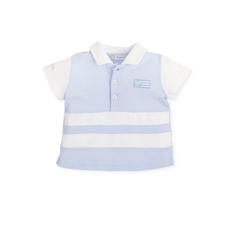 Tutto Piccolo Tutto Piccolo SS23 Stripe Polo Top - 5814