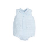 Tutto Piccolo Tutto Piccolo SS23 Check Romper - 5382 - 3 MONTHS