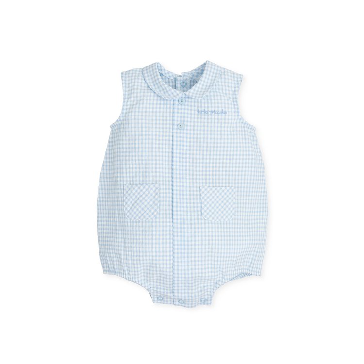 Tutto Piccolo Tutto Piccolo SS23 Check Romper - 5382 - 3 MONTHS