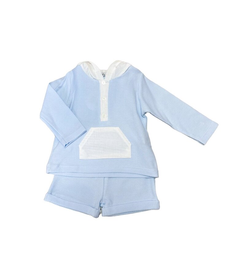 Babidu Babidu SS23 Hooded Short Set - 60360 - 9 MONTHS