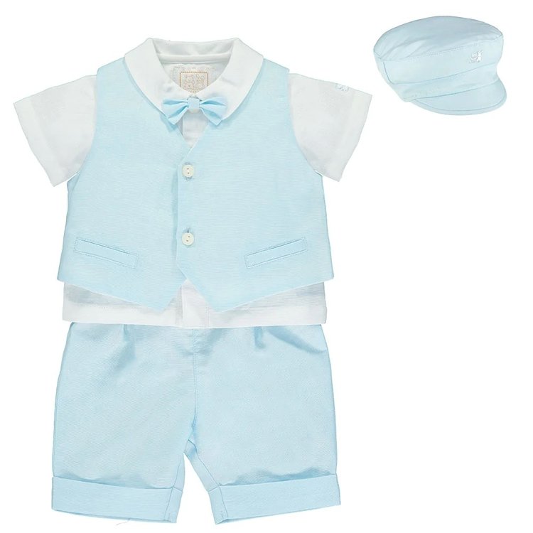 Emile et Rose SS23 Perry Linen Occasion Outfit - 3 MONTHS