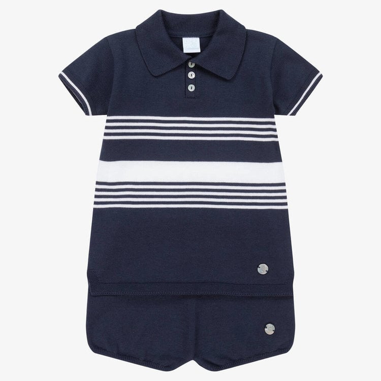 Artesania Granlei SS23 Stripe Short Set - 123-536 - AGE 2
