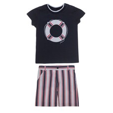 Patachou Patachou SS23 Sailor Short Set - 3356- 18 MONTHS
