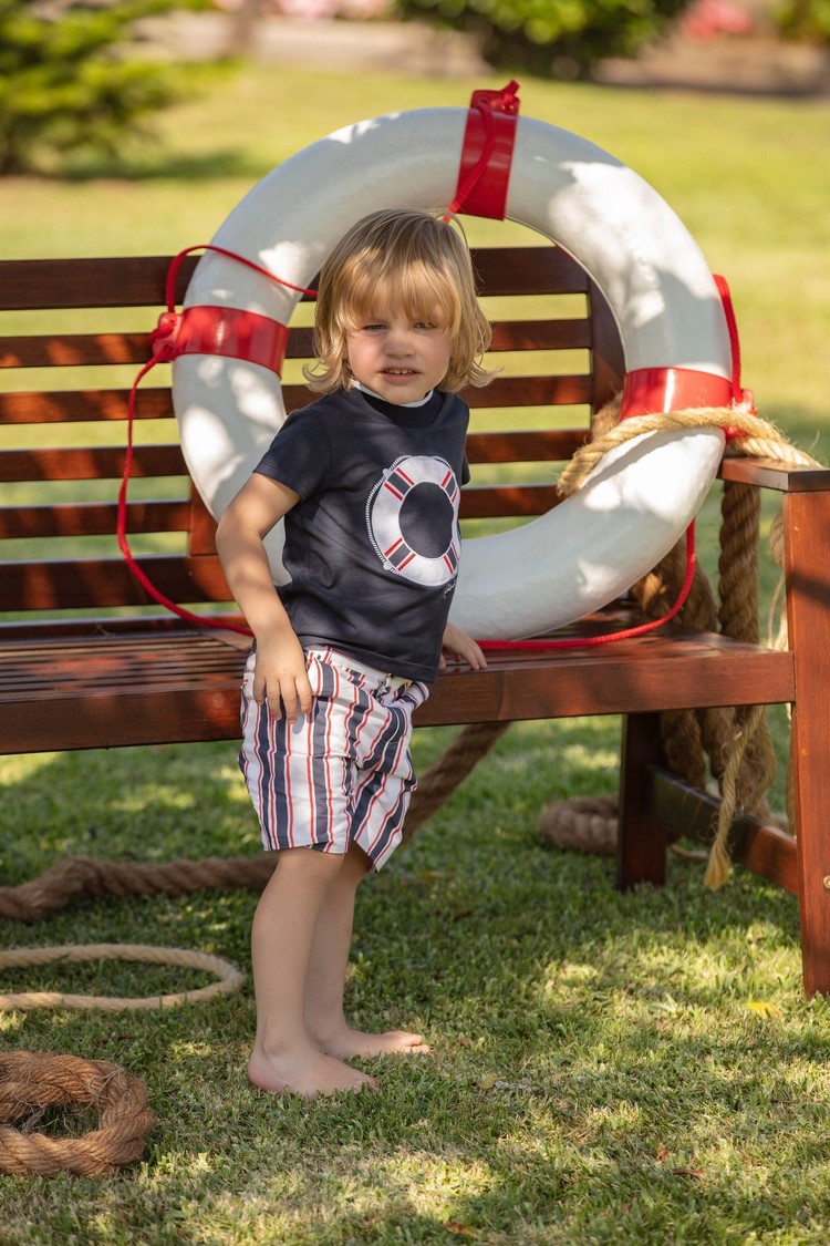 Patachou Patachou SS23 Sailor Short Set - 3356- 18 MONTHS