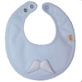 Baby Gi Baby Gi Angel Wing Bib - Blue