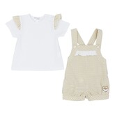Pastels & Co Pastels & Co SS23 Gabby Dungaree Set - P850C