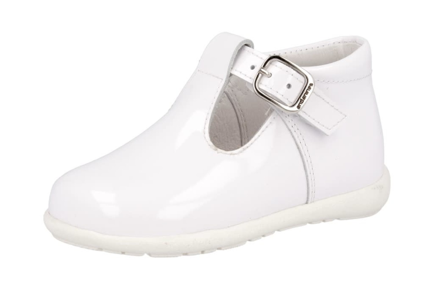 Andanines Andanines White Sole Patent Shoe 191849 Bubbles