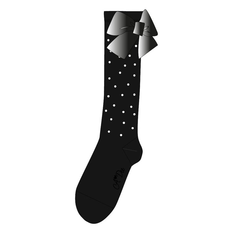 ADee A'Dee AW23 Penny School Socks - Black