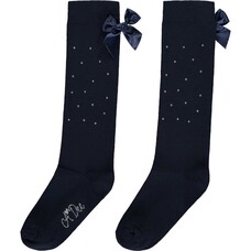 ADee A'Dee AW23 Penny School Socks - Navy