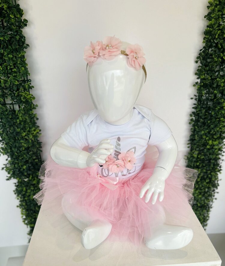 Little Lads & Ladies Little Lads & Ladies Girls Birthday Tutu Set