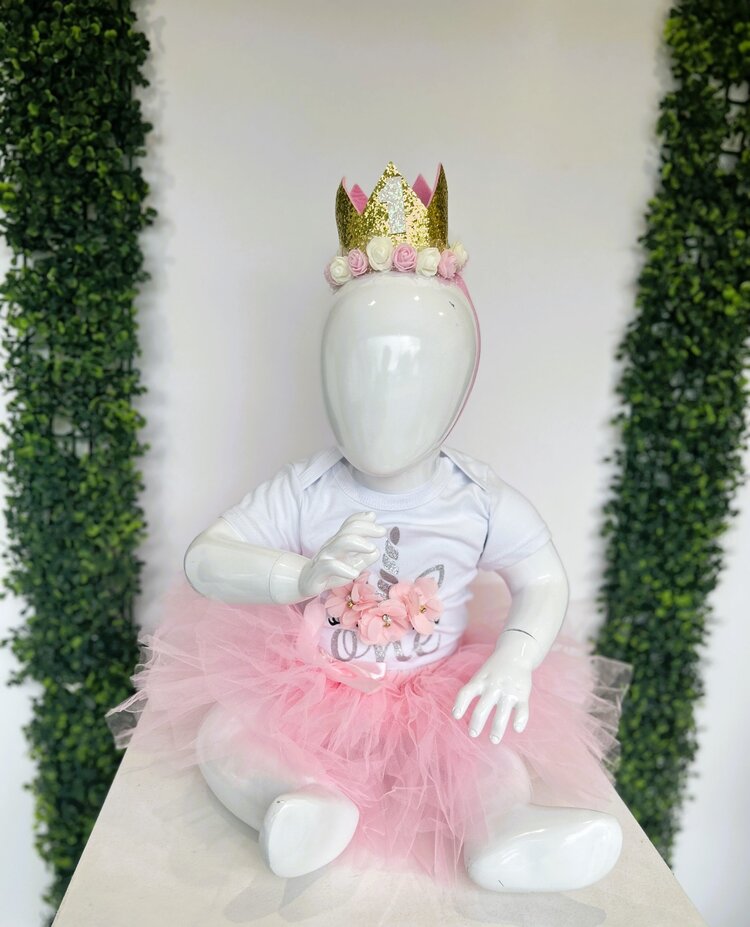Little Lads & Ladies Little Lads & Ladies Girls Birthday Tutu Set