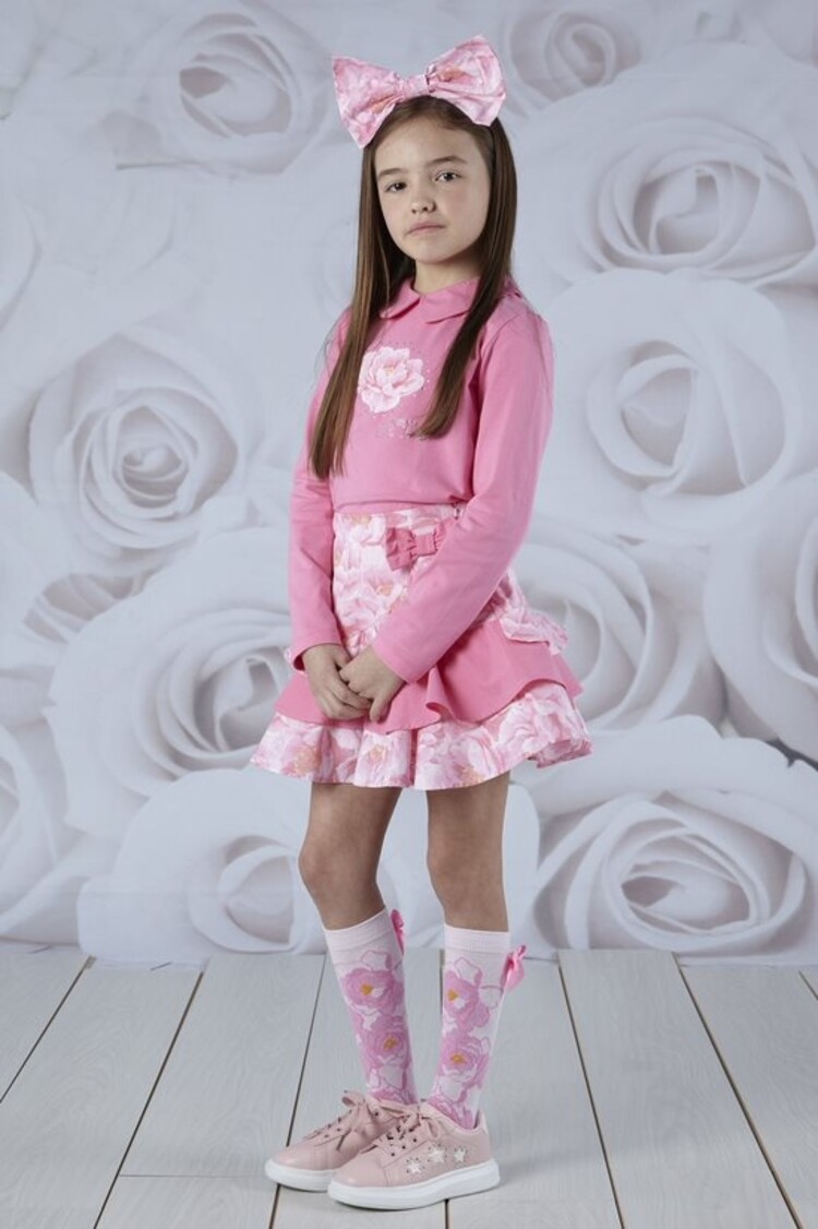 ADee A'Dee AW23 Abigail Peony Print Skirt Set - AGE 8