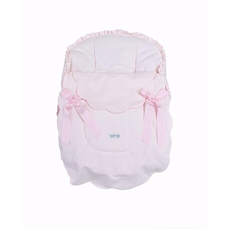 Rosy Fuentes Blue with White Reversible Pram Topper and Liner - Cuddles and  Hugs