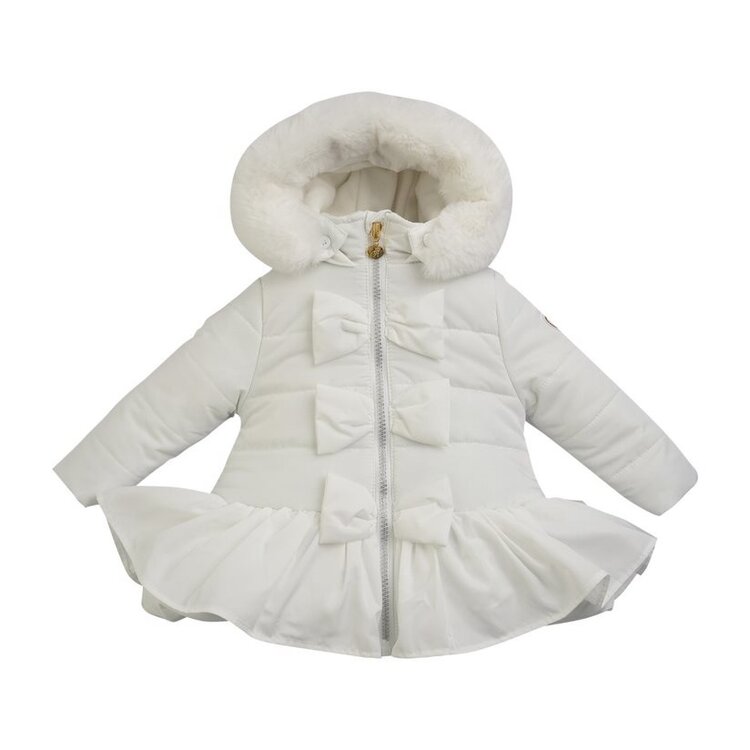 Little A Little A AW23 Elsa Fur Trimmed Jacket - 6 MONTHS