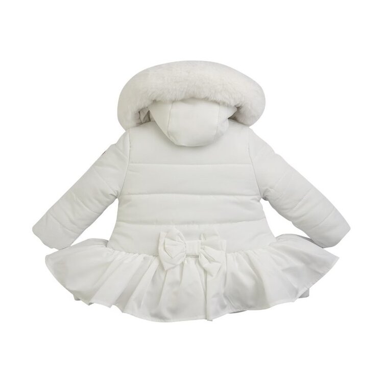 Little A Little A AW23 Elsa Fur Trimmed Jacket - 6 MONTHS