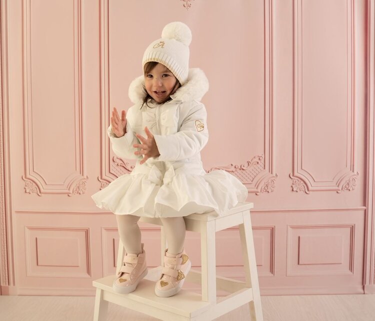 Little A Little A AW23 Elsa Fur Trimmed Jacket - 6 MONTHS