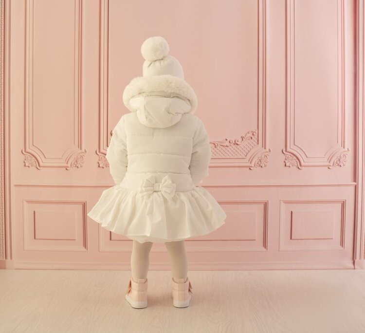 Little A Little A AW23 Elsa Fur Trimmed Jacket - 6 MONTHS