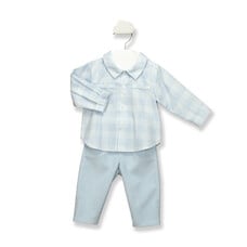 Babidu Babidu AW23 Checked Shirt & Trouser Set - 43478 - 18 MONTHS