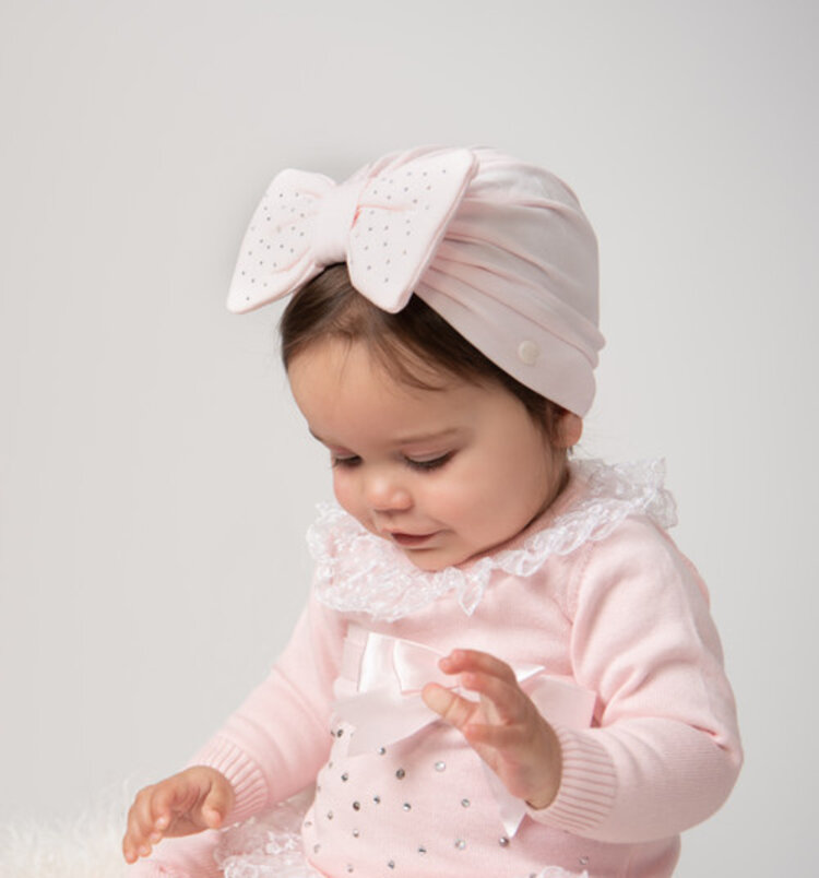 Caramelo AW23 Diamonte Bow Turban - 104546