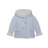 Patachou Patachou AW23 Boys Fur Lined Coat - 3044