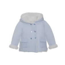 Patachou Patachou AW23 Boys Fur Lined Coat - 3044