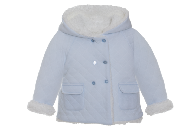 Patachou Patachou AW23 Boys Fur Lined Coat - 3044