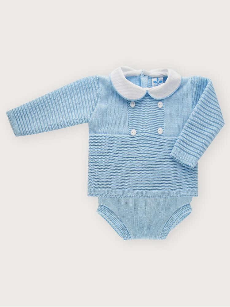 Sardon Sardon AW23 Boys Knit Pant Set - 023MC-152 - 3 MONTHS