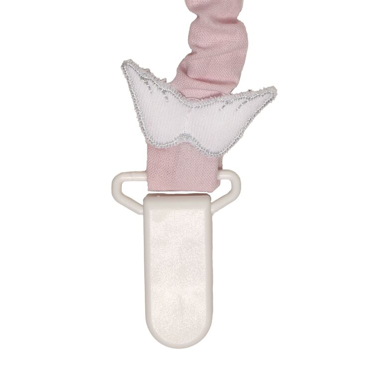 Baby Gi Baby Gi Angel Wing Dummy Clip - Pink