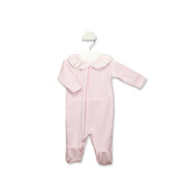 Babidu Babidu AW23 Girls Frill Collar Babygrow - 10565 - 1 MONTH