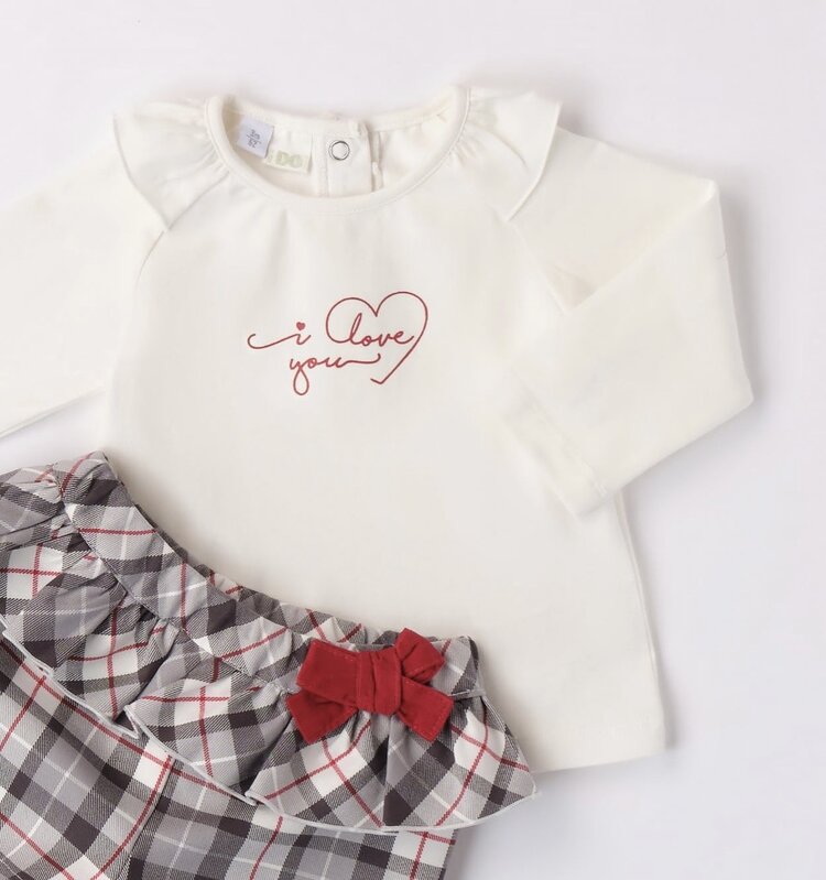 iDO iDO AW23 Checked Short Set - 47283