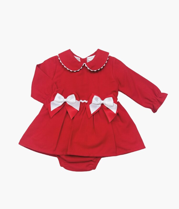 Pex Pex AW23 Fifi Bow Dress - 12 MONTHS