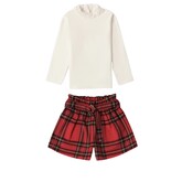 iDO AW23 Tartan Short Set - 47653
