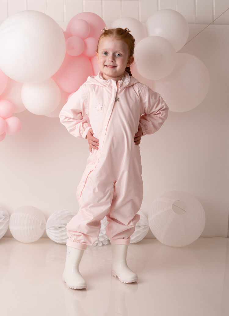 Little Lads & Ladies Puddle Suit - Pink