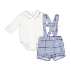 Mayoral Mayoral AW23 Check Romper Set - 2239 - 0-1 MONTH