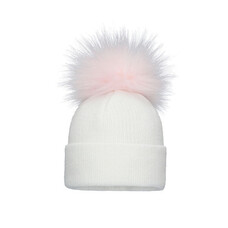 Pom Pom Envy Pom Pom Envy AW23 Single Pom Pom - White/Pink