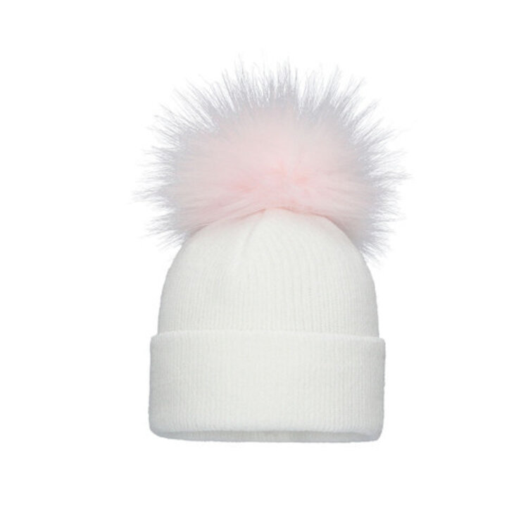 Pom Pom Envy Pom Pom Envy AW23 Single Pom Pom - White/Pink