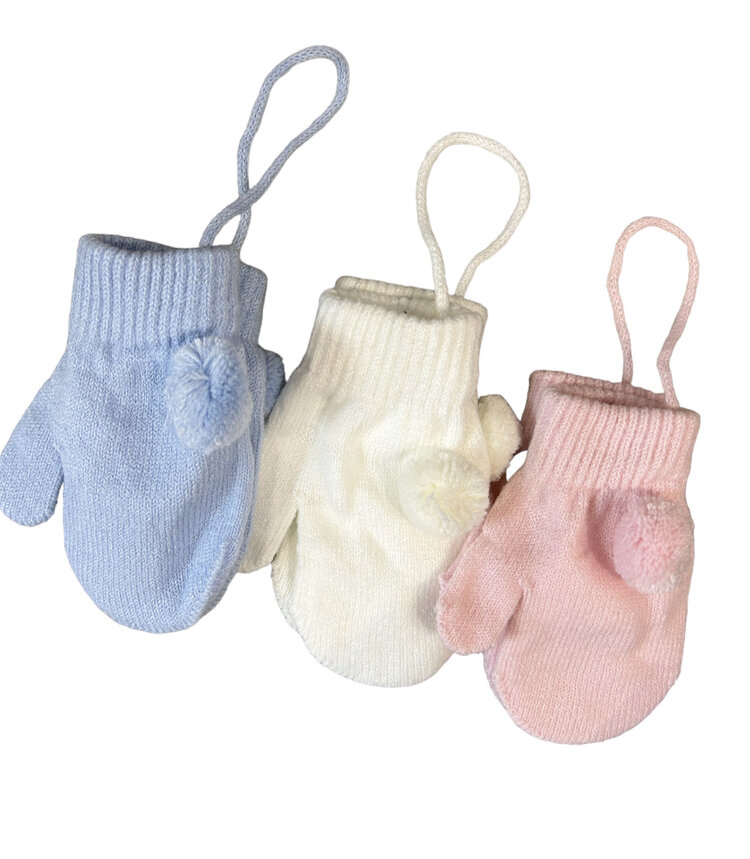 Pesci Pom Pom Mitt With String