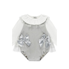 Little A Little A AW22 Flo Lurex Tule Romper - 36 MONTHS