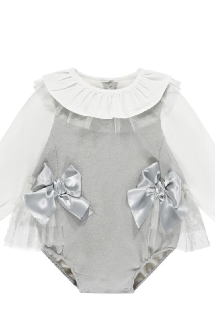 Little A Little A AW22 Flo Lurex Tule Romper - 36 MONTHS