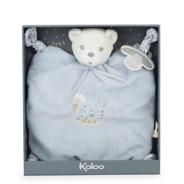 Kaloo Kaloo Doudou Knots Bear - Blue