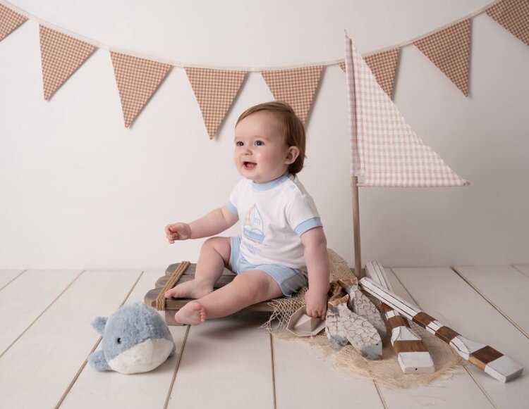 Mitch and Son Mitch & Son SS24 Sutton Boat Short Set