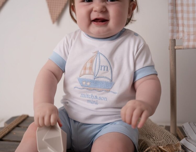 Mitch and Son Mitch & Son SS24 Sutton Boat Short Set