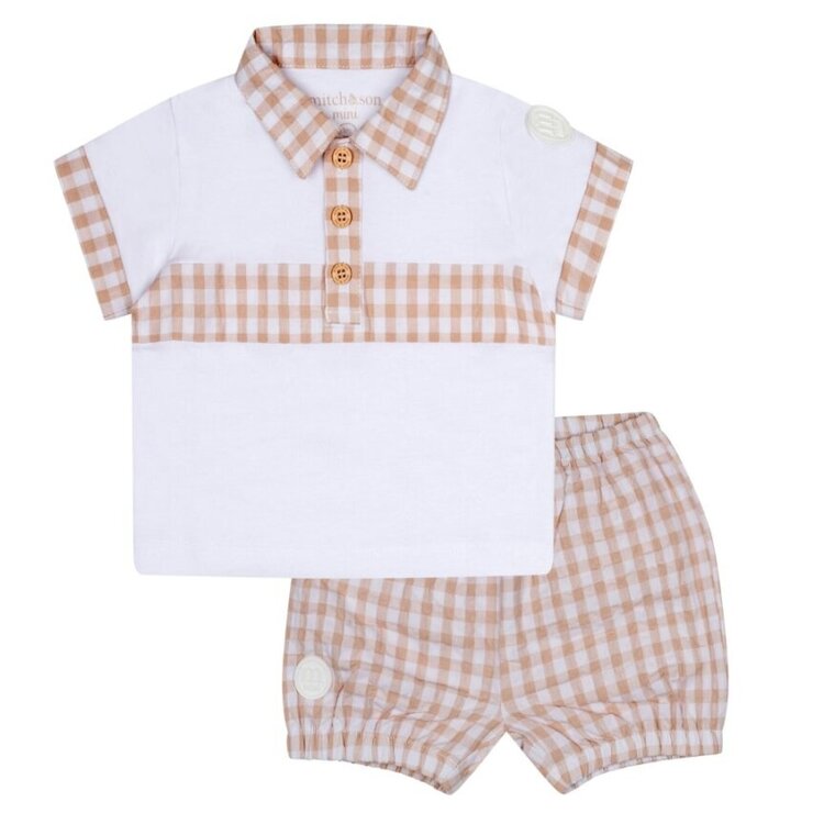 Mitch and Son Mitch & Son SS24 Samuel Polo Set- 3 MONTHS