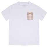 Mitch and Son Mitch & Son SS24 Troy Gingham Pocket T-Shirt