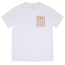Mitch and Son Mitch & Son SS24 Troy Gingham Pocket T-Shirt