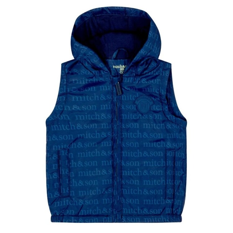 Mitch and Son Mitch & Son SS24 Wex Logo Print Gilet
