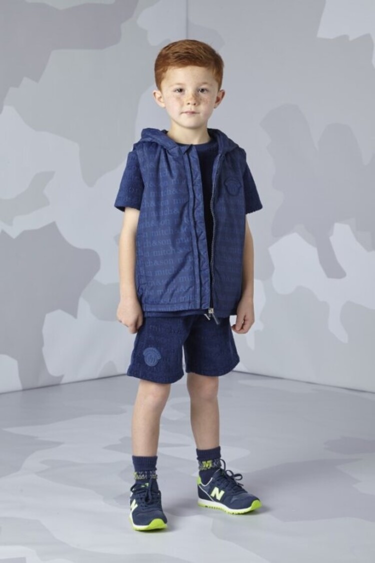 Mitch and Son Mitch & Son SS24 Wex Logo Print Gilet