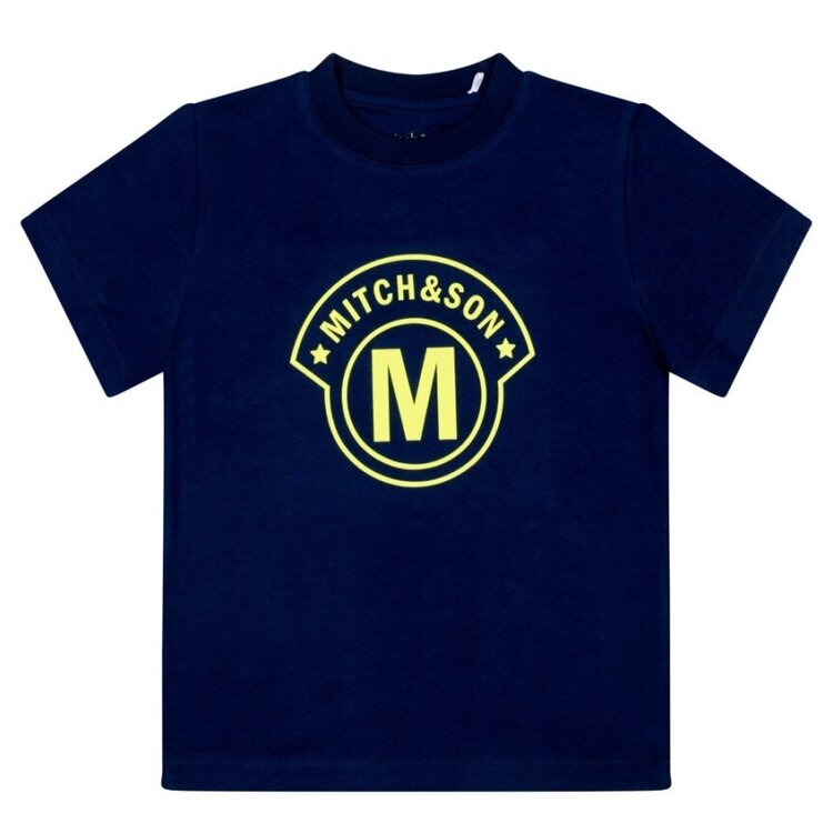 Mitch and Son Mitch & Son SS24 Wayne Rubber Logo T-Shirt