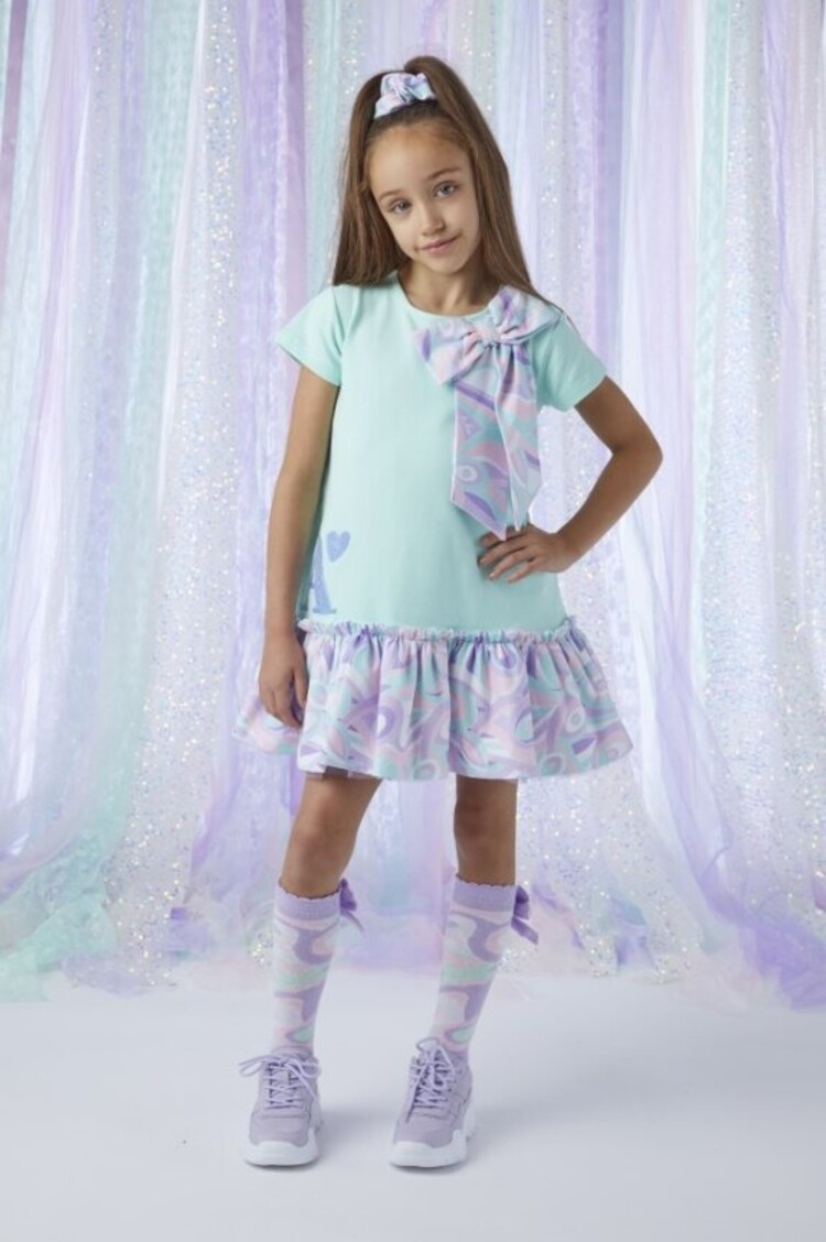 ADee A'Dee SS24 Norah Bow Sweat Dress - 3 YEARS