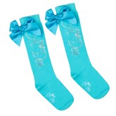 ADee A'Dee SS24 Olsen Diamante Knee High Sock - AGE 7-8